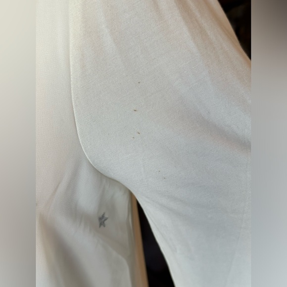 Boden White Tori Silver Embroidered Metallic Star Long Sleeve Top size 6 NWT - Picture 13 of 13